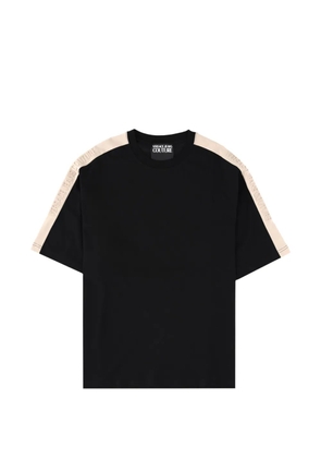 Versace Jeans Couture logo stripe detail T-shirt - Black