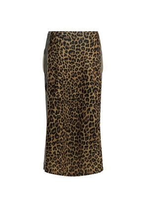 KAPITAL leopard-print midi skirt - Neutrals