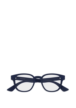 Gucci Eyewear logo-detail glasses - Blue