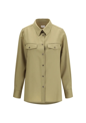 Cruna Claire flap-pockets shirt - Green