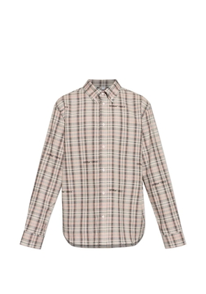 Off-White Marker logo-embroidered shirt - Pink