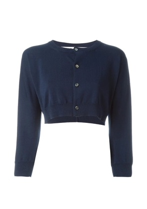 Comme Des Garçons cropped cardigan - Blue