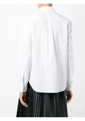 Comme Des Garçons Girl bow-detail cotton shirt - Blue