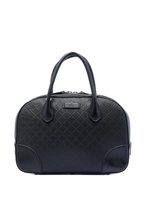 Gucci Pre-Owned 2016-2026 Diamante Bright Leather satchel - Black