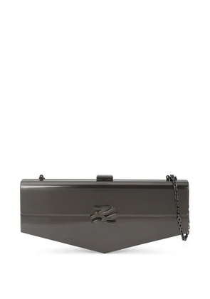 Karl Lagerfeld KL Studio Autograph clutch bag - Grey