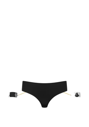 Maison Close chain-cuffs briefs - Black