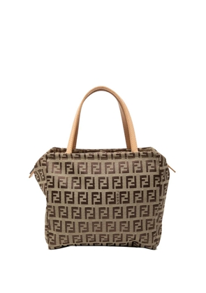 Fendi Pre-Owned 2000-2010 Zucchino Canvas handbag - Brown