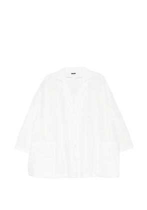 Apuntob patch-pocket shirt - White