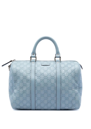 Gucci Pre-Owned 2016-2025 Medium Guccissima Joy boston bag - Blue