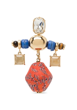 Wales Bonner Comprass brooch - Gold