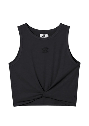 izzue knot-detail tank top - Black
