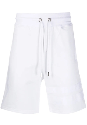 GCDS knee length track trousers - White