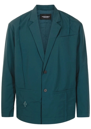 A-COLD-WALL* Rhombus single-breasted badge blazer - Green
