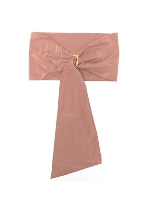 Forte Forte jewel buckle taffetas belt - Pink
