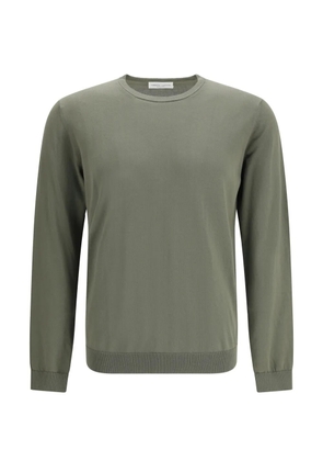 Roberto Collina long-sleeved crew-neck sweater - Green