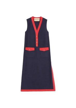 Valentino Garavani midi linen dress - Blue