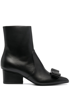 Ferragamo 55mm Viva bow-detail boots - Black