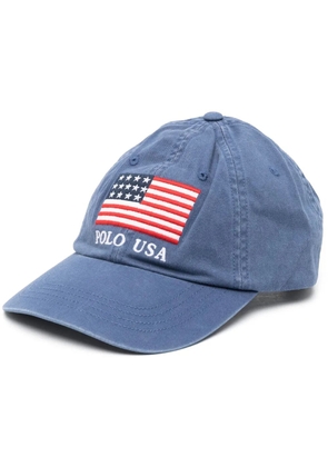 Polo Ralph Lauren embroidered-logo cotton cap - Blue