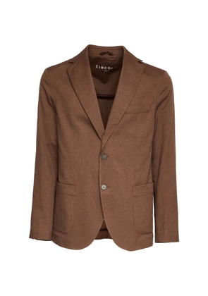 Circolo 1901 patch pockets single-breasted blazer - Brown