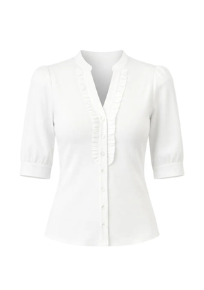 Cinq A Sept Junie ruffled shirt - White