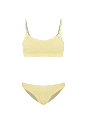 Hunza G Phoebe twisted crinkle bikini - Yellow
