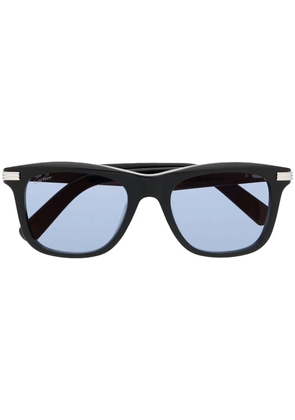 Cartier Eyewear silver-detail square-frame sunglasses - Black