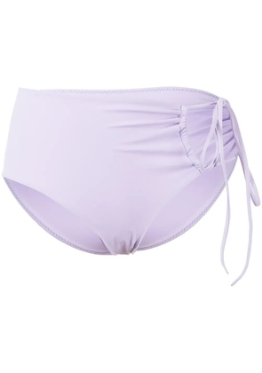 Christopher Esber ruched side-tie swimming briefs - Purple