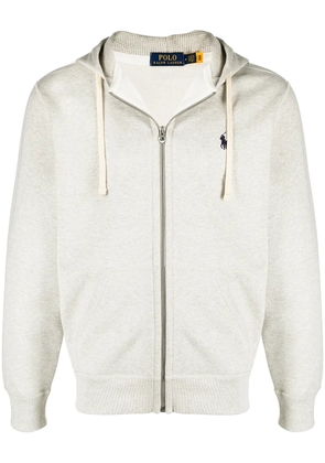 Polo Ralph Lauren Polo Pony embroidery zip-up hoodie - Grey