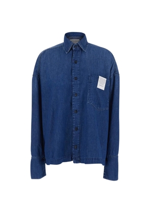 ICON DENIM chest pocket shirt - Blue