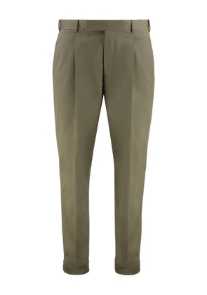 PT Torino cotton blend straight-leg trousers - Green