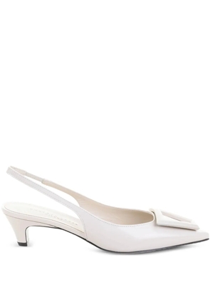 Roberto Festa 40mm Dorien slingback pumps - White