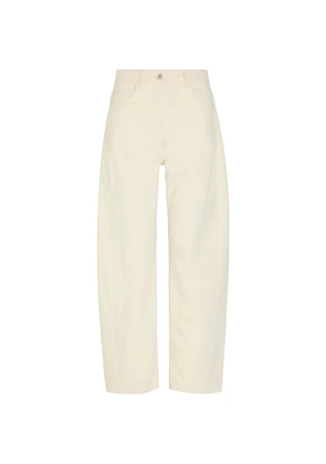 Another Tomorrow Curved barrel jeans - Neutrals