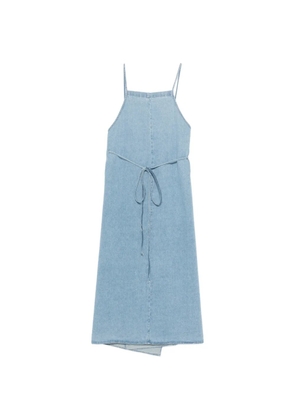Baserange Yumi Apron midi dress - Blue