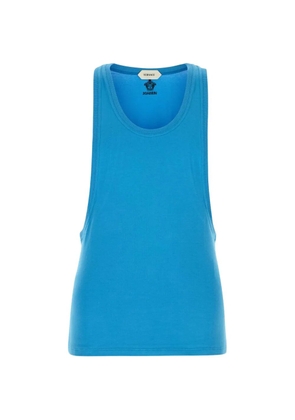 Versace cotton tank top - Blue