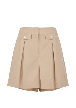 TWINSET pleat pocket shorts - Neutrals