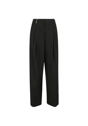Peserico pleated tailored trousers - Black