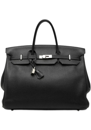 Hermès Pre-Owned 2018 Togo Birkin Retourne 40 handbag - Black