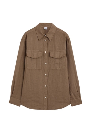 ASPESI button pockets shirt - Brown