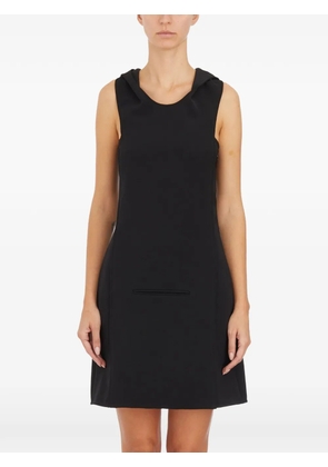 Courrèges Space hooded mini dress - Black