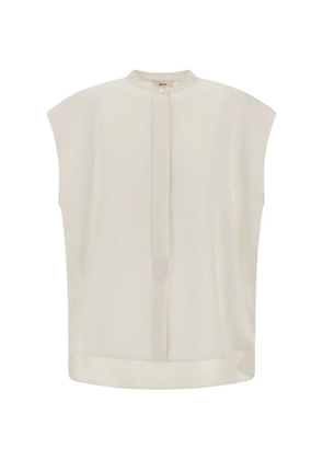 Herno flap-sleeve shirt - Neutrals