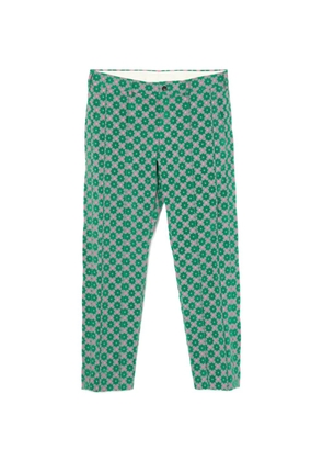 Comme des Garçons Homme Plus floral-print trousers - Green