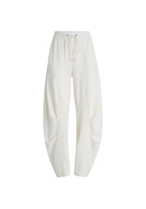 High Skittle side-pockets track pants - White