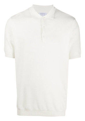 Sunspel plain polo shirt - White