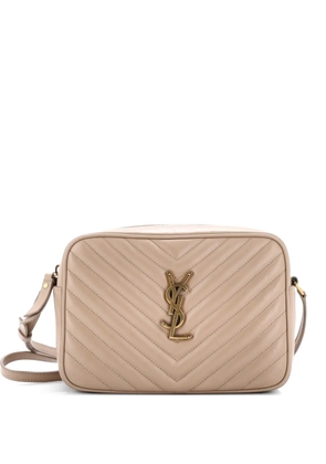 Saint Laurent Pre-Owned Lou Camera Bag Matelasse Chevron Leather Small crossbody bag - Neutrals