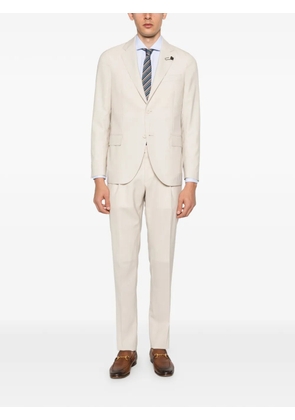 Lardini notched-lapel suit - Neutrals