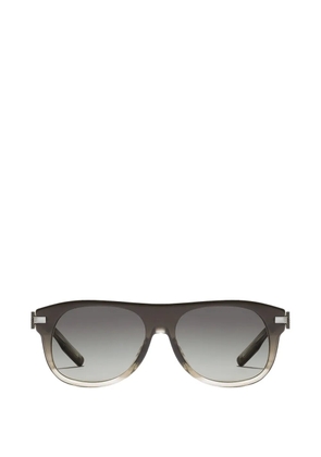 Dolce & Gabbana Eyewear metal plaque sunglasses - Grey