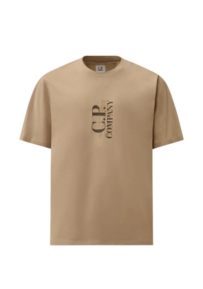 C.P. Company logo-graphic T-shirt - Neutrals