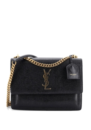 Saint Laurent Pre-Owned Sunset Leather Medium crossbody bag - Black