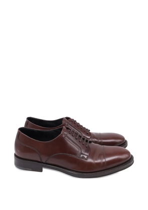 Ferragamo Pre-Owned cap-toe derby shoes - Brown