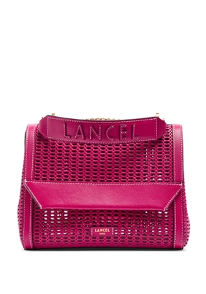 Lancel cut-out flap cross body bag - Pink